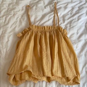 Gold impeccable pig top size small